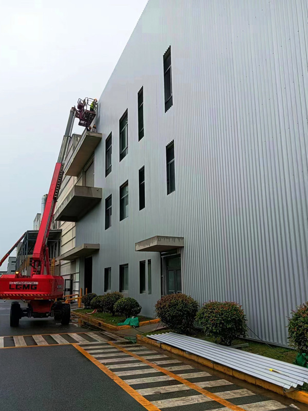 Suzhou Ebos Electric Co., Ltd  wall renovation project